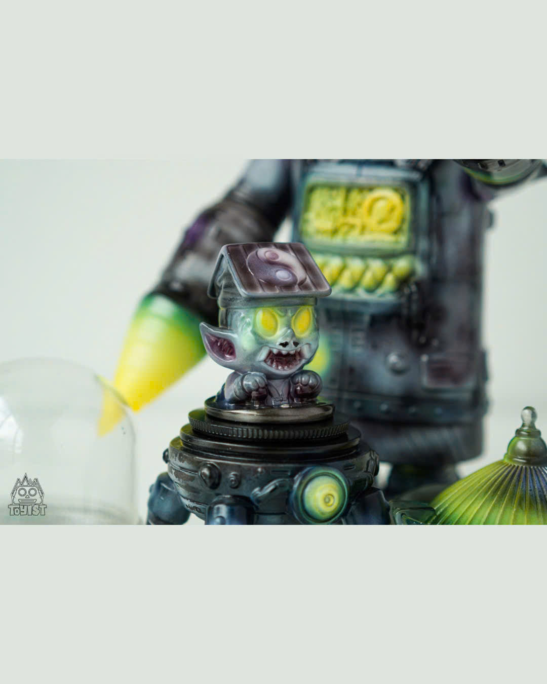 Mechanical Zombie - Haga Collaboration - Đồ chơi Art Toy Sofubi Cao Cấp Gunpowder Gunpowder - ảnh 5 - Art Toy