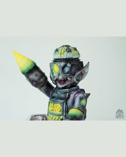 Mechanical Zombie - Haga Collaboration - Đồ chơi Art Toy Sofubi Cao Cấp Gunpowder Gunpowder - ảnh 2 - Art Toy