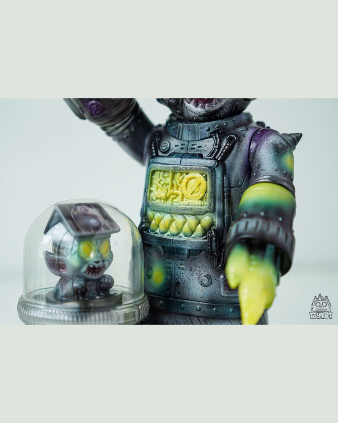 Mechanical Zombie - Haga Collaboration - Đồ chơi Art Toy Sofubi Cao Cấp Gunpowder Gunpowder - ảnh 3 - Art Toy