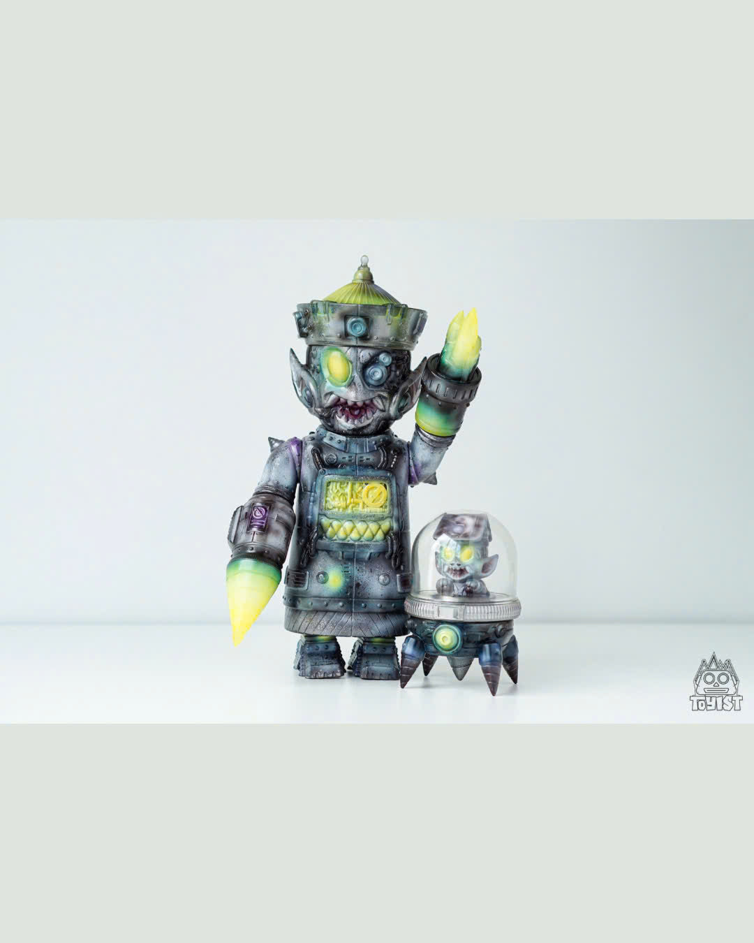Mechanical Zombie - Haga Collaboration - Đồ chơi Art Toy Sofubi Cao Cấp Gunpowder - Hình ảnh bổ sung 9