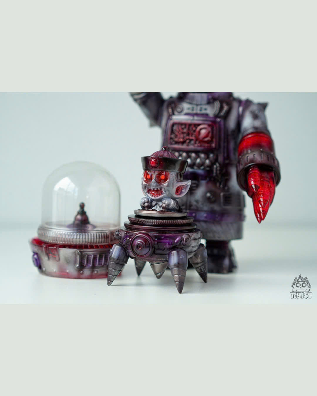 Mechanical Zombie - Haga Collaboration - Đồ chơi Art Toy Sofubi Cao Cấp Gunpowder - Hình ảnh bổ sung 7