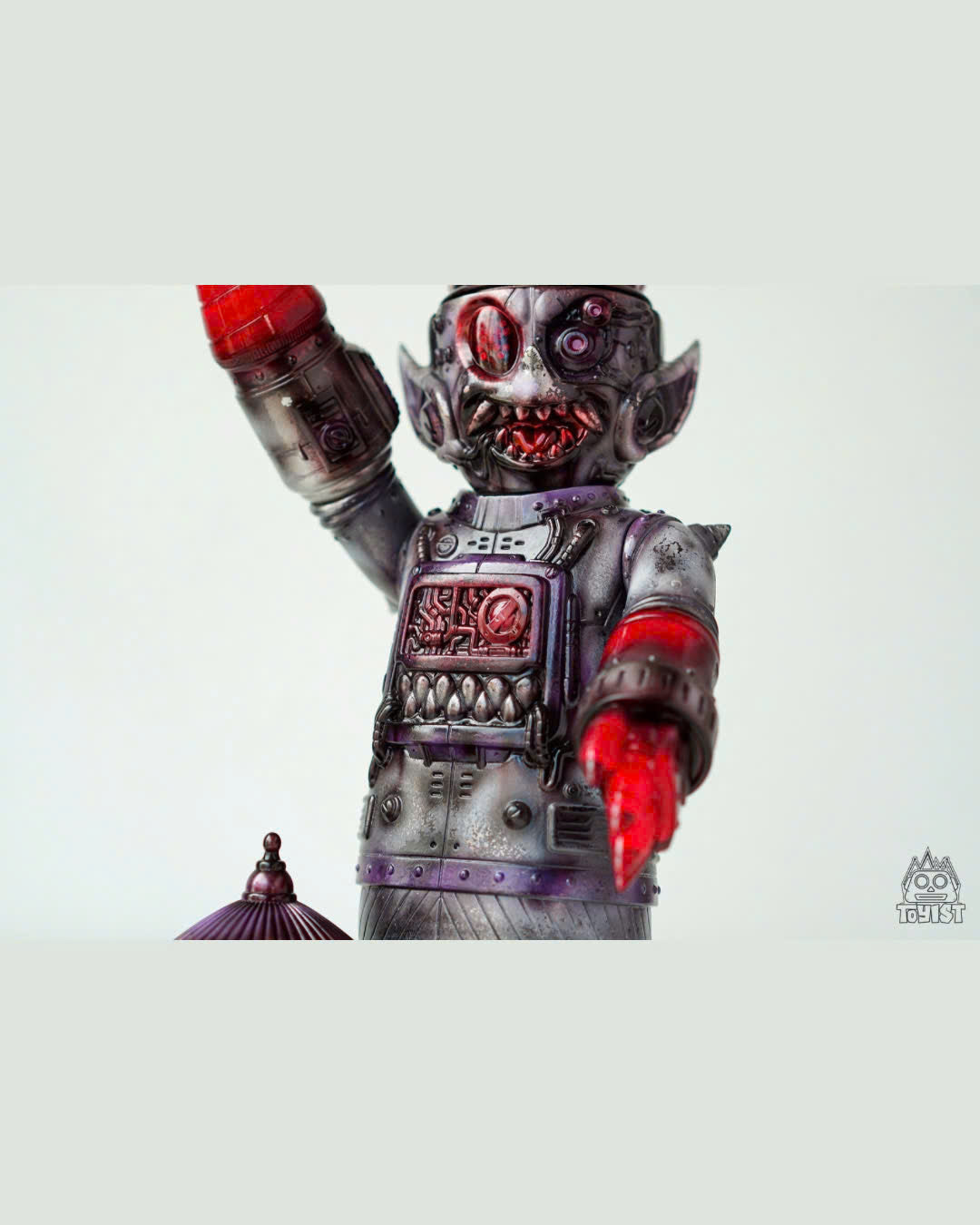Mechanical Zombie - Haga Collaboration - Đồ chơi Art Toy Sofubi Cao Cấp Gunpowder - Hình ảnh bổ sung 5