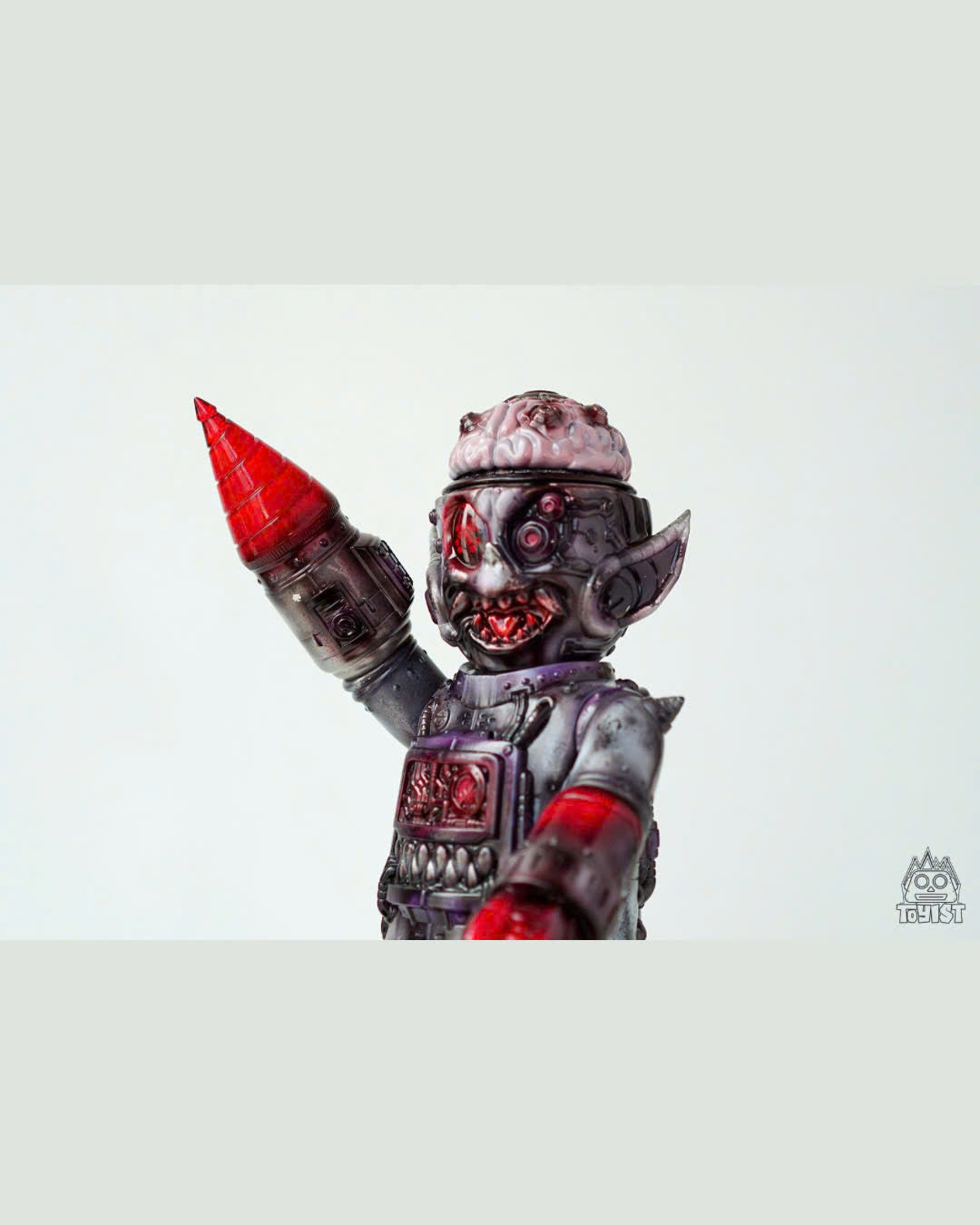 Mechanical Zombie - Haga Collaboration - Đồ chơi Art Toy Sofubi Cao Cấp Gunpowder - Hình ảnh bổ sung 4