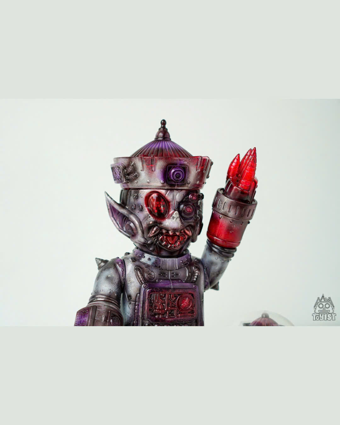 Mechanical Zombie - Haga Collaboration - Đồ chơi Art Toy Sofubi Cao Cấp Gunpowder - Góc nhìn khác 3