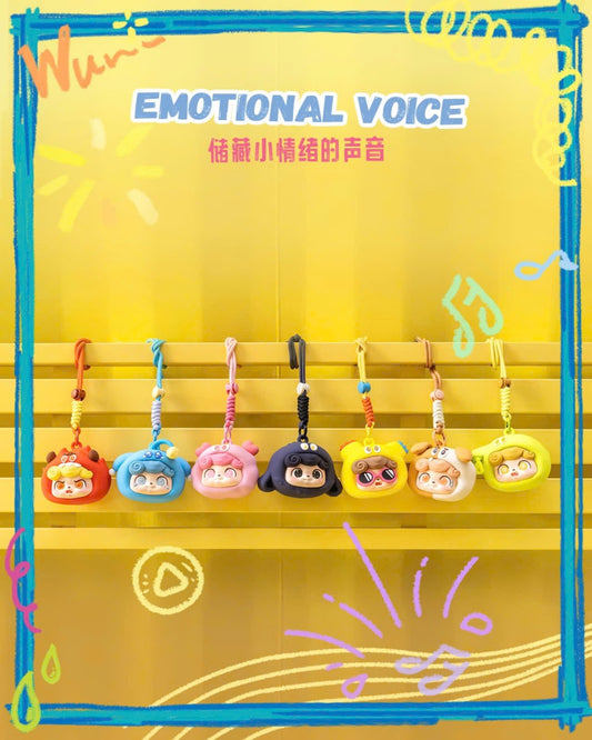 Q.Kid Emotional Furry Monster Series Earphone Case - Vỏ Bảo Vệ Tai Nghe Art Toy Jotoy