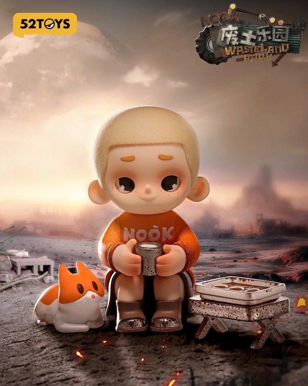 NOOK Wasteland Paradise Series - Mô Hình Blind Box Chính Hãng 52Toys - Góc nhìn khác 3
