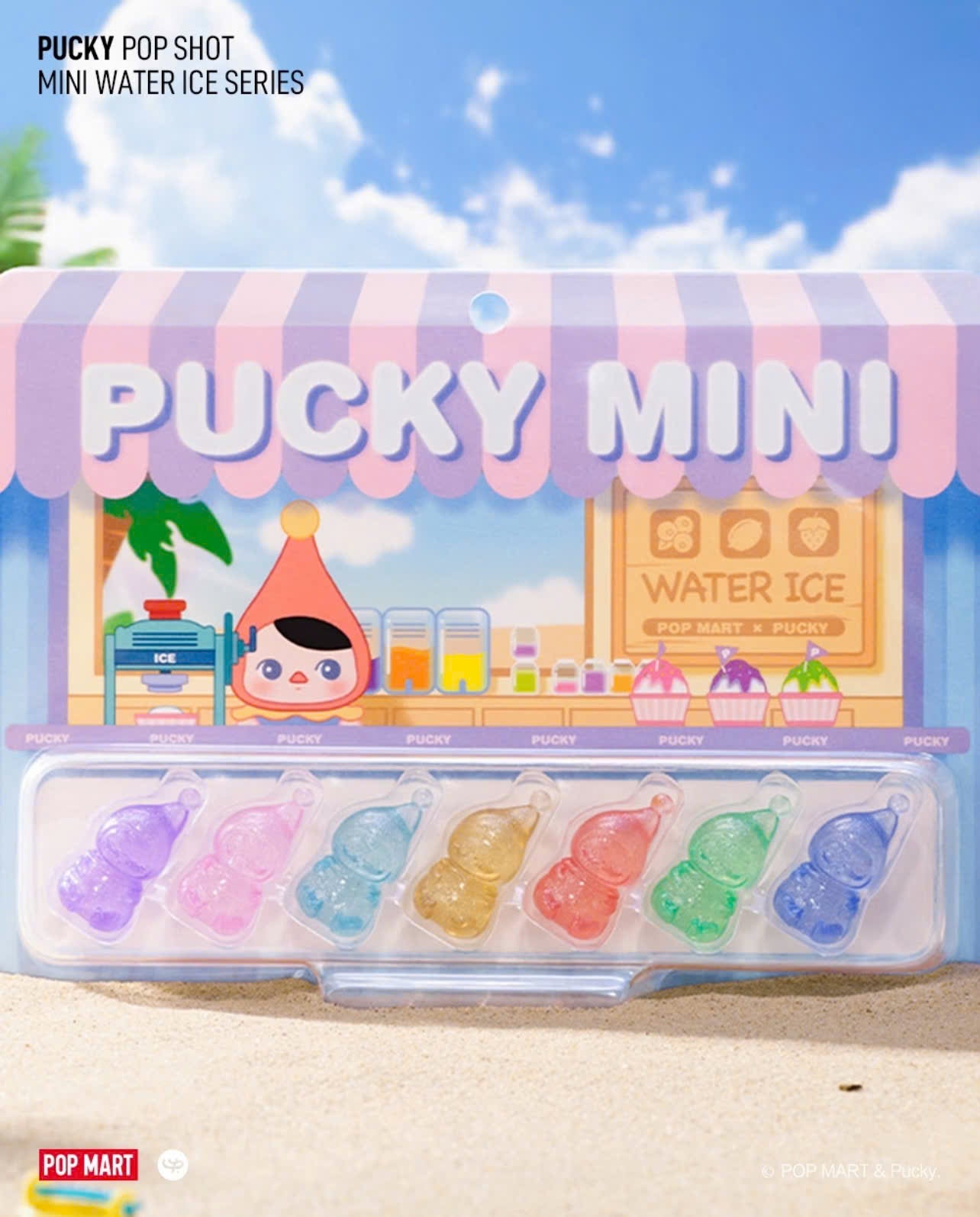 POPSHOT PUCKY MINI Water Ice Figure Series - Mô Hình Art Toy Pop Mart