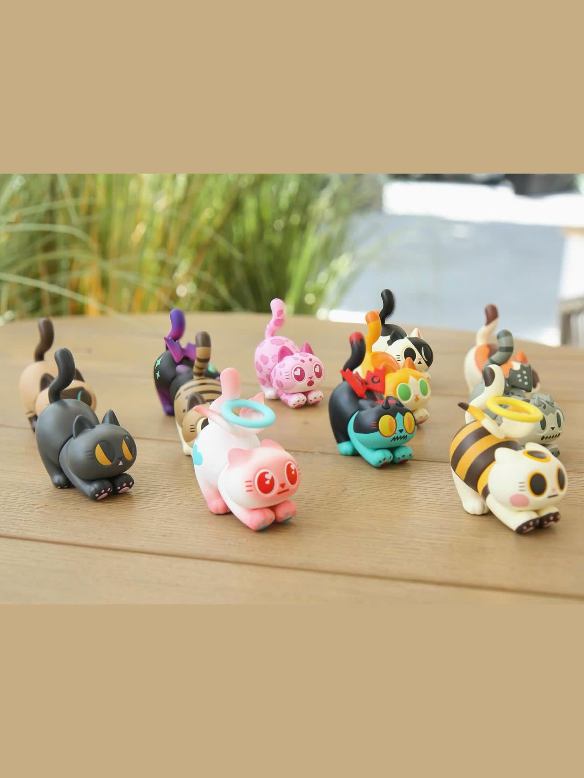 PAWS Papa Cat Blind Box Series - Mô Hình Mèo Blindbox - Pop Art Workshop - Hình ảnh chi tiết 2