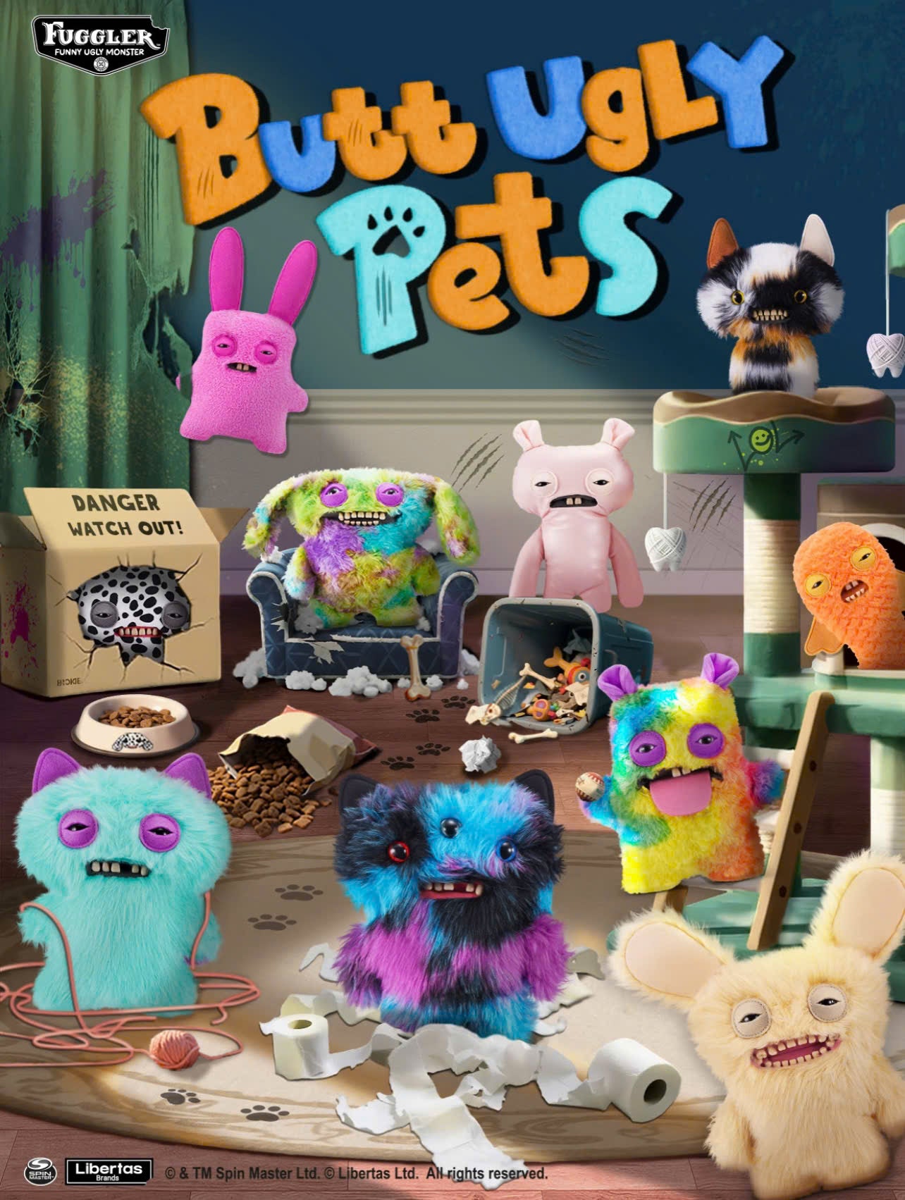 Fuggler Butt Ugly Pets - Thú Bông Kinh Dị Độc Lạ - ZURU - Hình ảnh sản phẩm