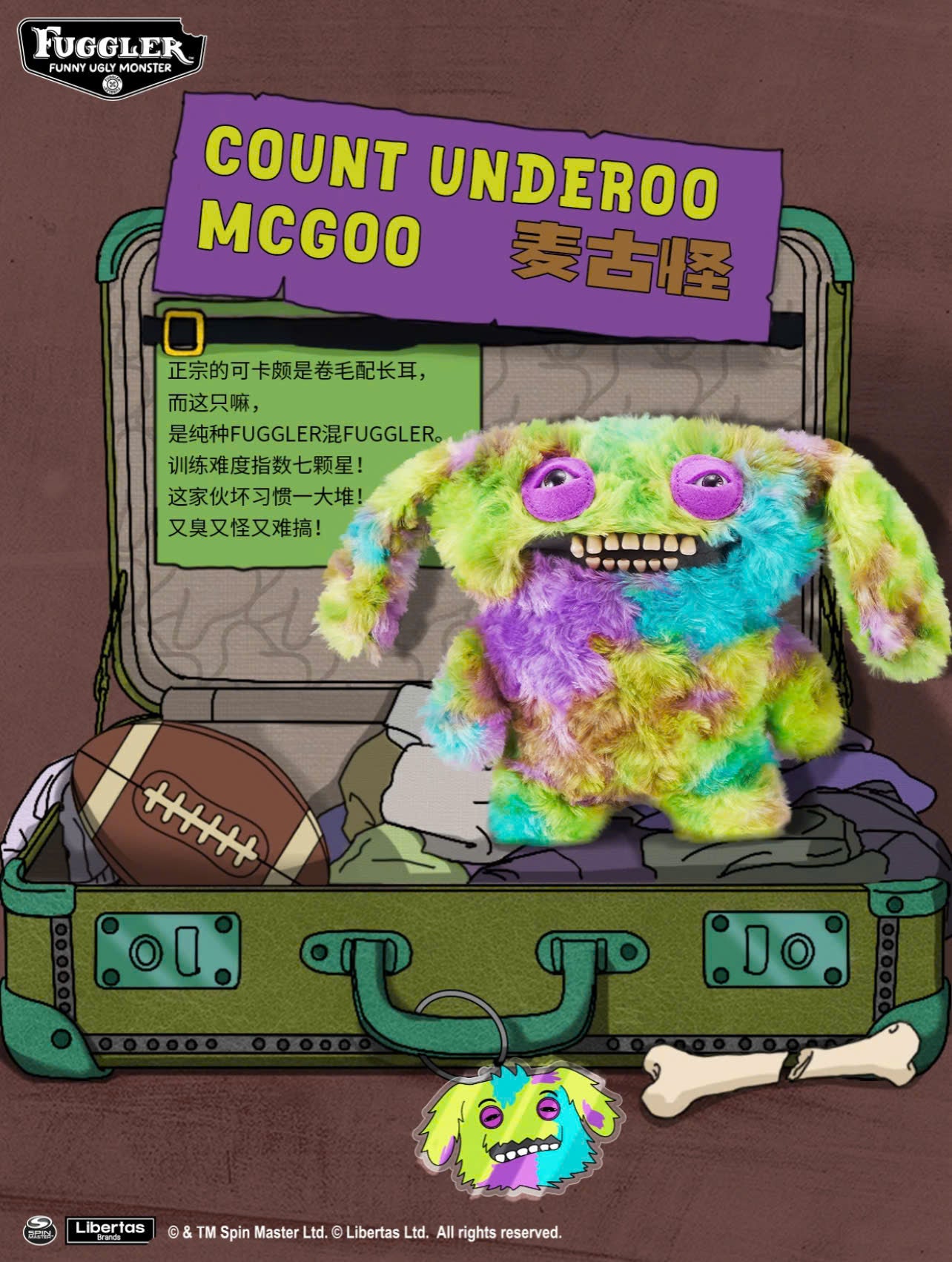 Fuggler Butt Ugly Pets - Thú Bông Kinh Dị Độc Lạ - ZURU Fuggler - ảnh 2 - Plushies