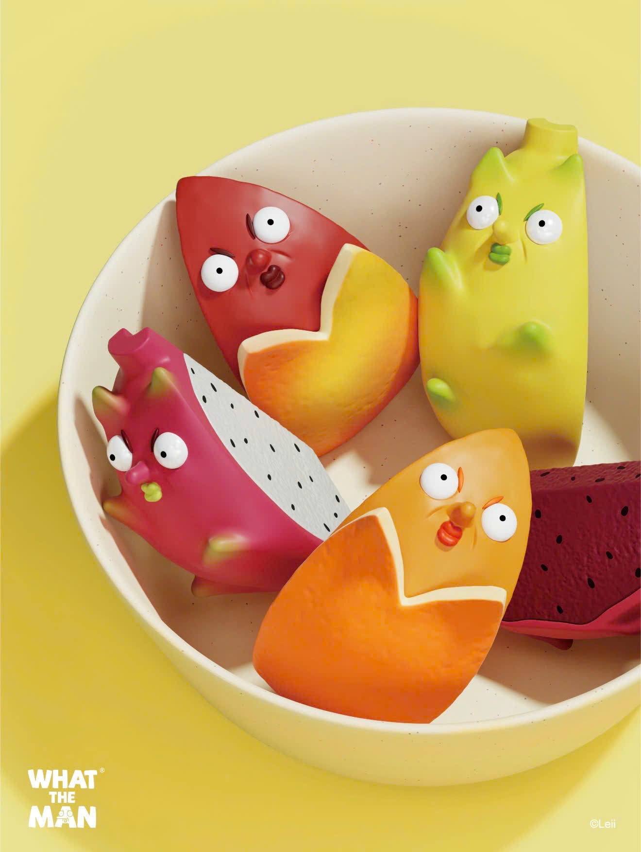 Juicy Magnet Blind Box Series - Mô Hình Blind Box Nam Châm - WHAT THE MAN - Góc nhìn khác 3