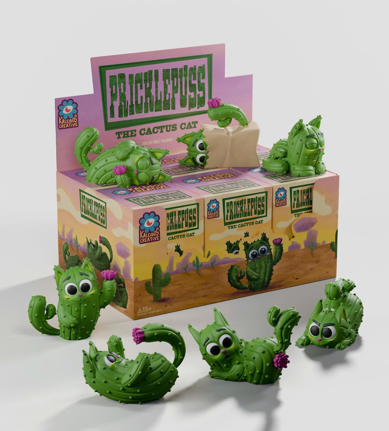 Kaleidos Creative - Pricklepuss S1 Mô hình Blind Box Art Toy - Kaleidos Creative - Hình ảnh sản phẩm