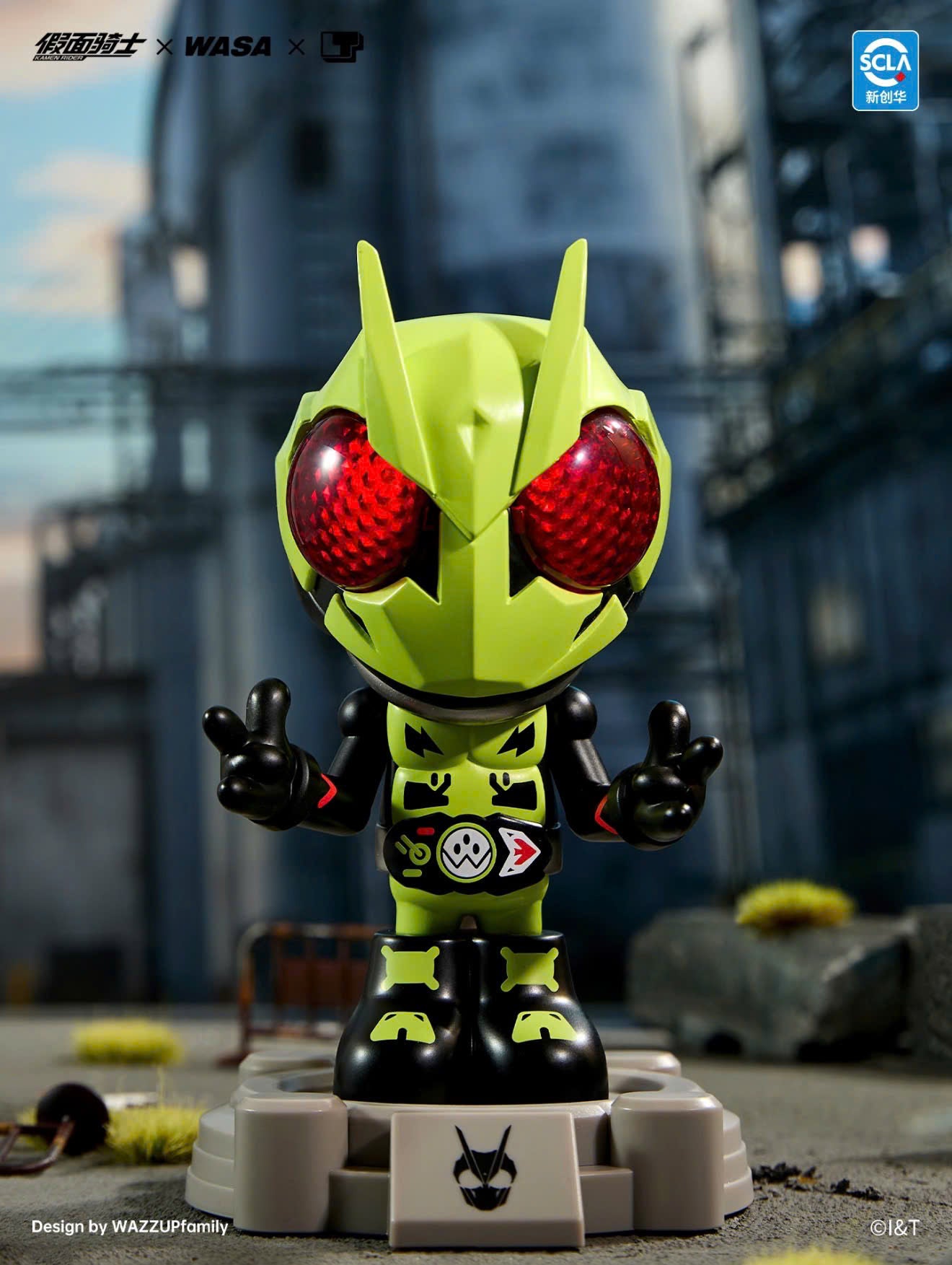Kamen Rider x Wasa Kamen Rider 206 Wasababy Blindbox Series - Mô Hình Art Toy Wasababy Wasa Toys