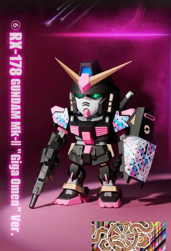QMSV MINI Z GUNDAM & GUNDAM MK-II Mô hình Blind Box Art Toy Bandai Namco