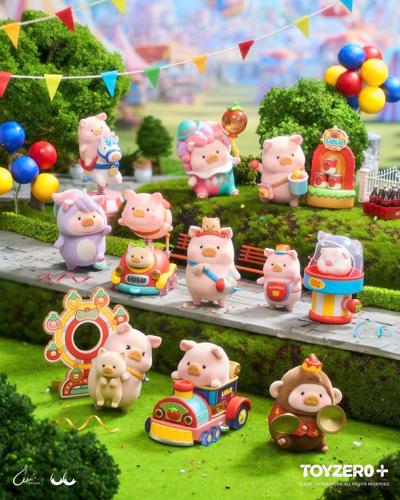 Lulu The Piggy - Lululand Colorful Wonderland Blind Box Series - Mô Hình Blind Box Sưu Tầm - Toyzero+ - Hình ảnh sản phẩm