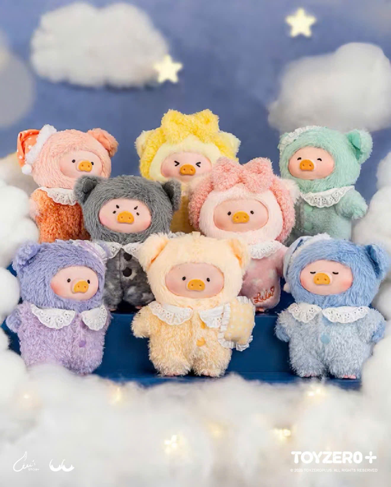 LuLu the Piggy – Dreaming Wonderland Series PVC Plush Keychain Blindbox - Móc Khóa Blindbox (Gấu Bông PVC) - Toyzero+ - Hình ảnh sản phẩm