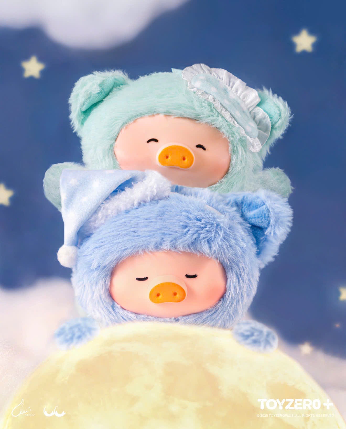 LuLu the Piggy – Dreaming Wonderland Series PVC Plush Keychain Blindbox - Móc Khóa Blindbox (Gấu Bông PVC) - Toyzero+ Toyzero