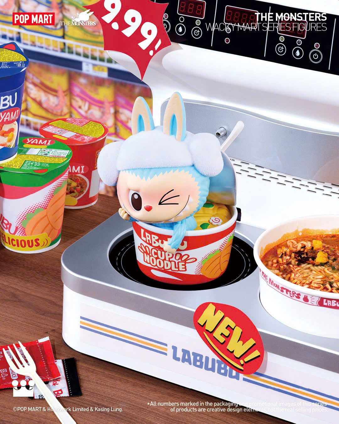 THE MONSTERS Wacky Mart Series Figures - Mô Hình Blind Box Chính Hãng Pop Mart