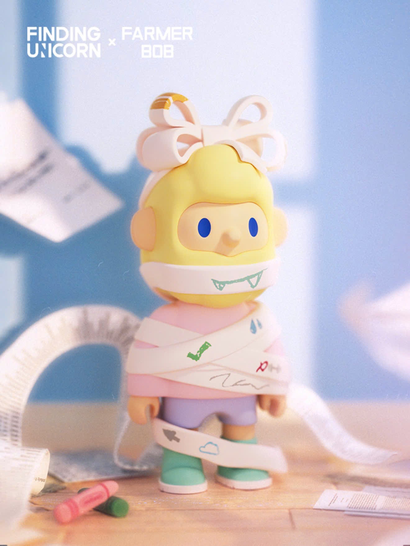 FINDING UNICORN FARMER BOB FLASH BACK Blind Box Series - Mô Hình Art Toy Farmer Bob - Finding Unicorn - Hình ảnh bổ sung 5