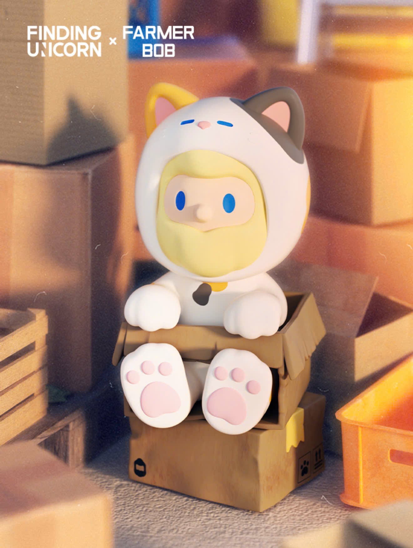 FINDING UNICORN FARMER BOB FLASH BACK Blind Box Series - Mô Hình Art Toy Farmer Bob - Finding Unicorn - Hình ảnh bổ sung 6