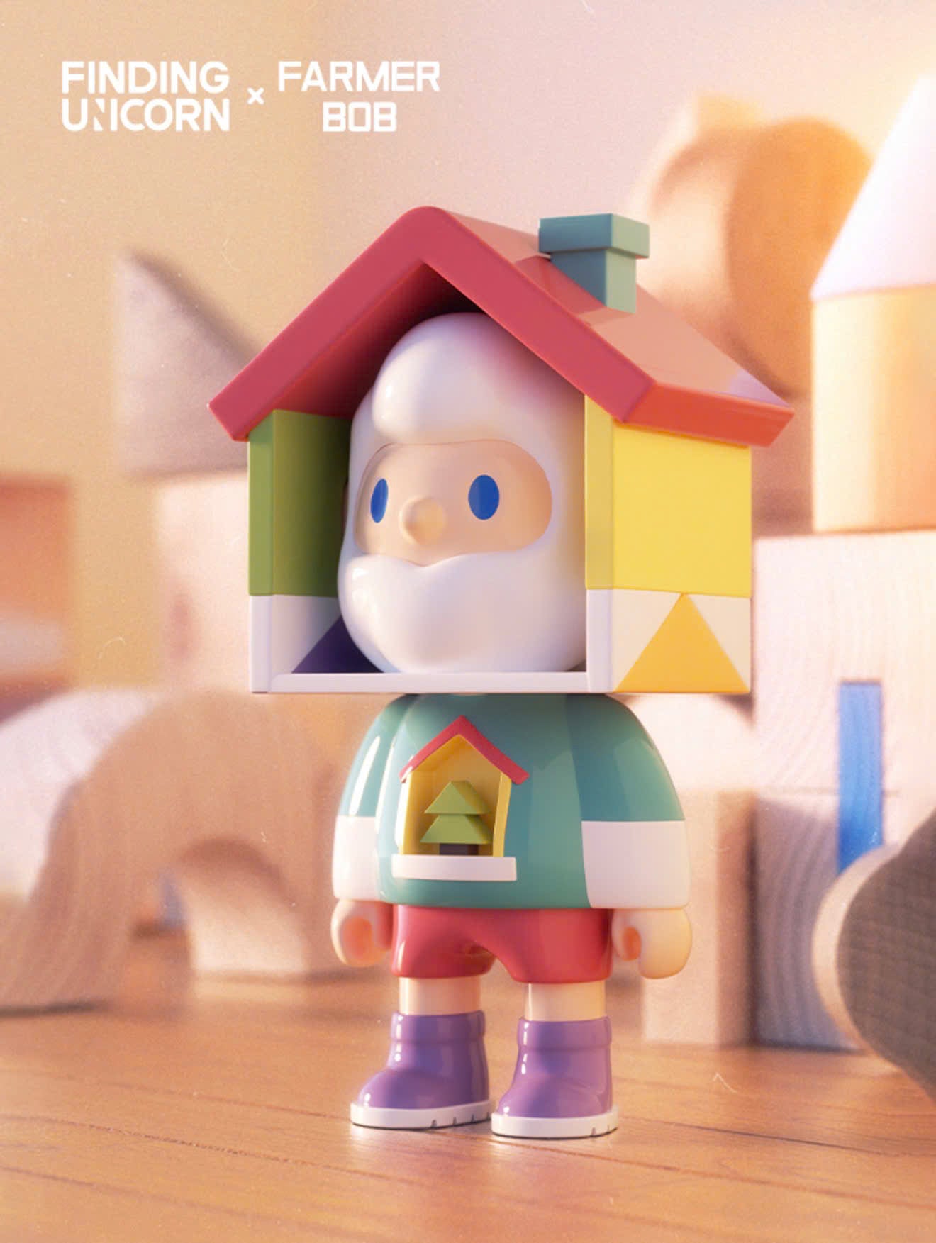 FINDING UNICORN FARMER BOB FLASH BACK Blind Box Series - Mô Hình Art Toy Farmer Bob - Finding Unicorn Finding Unicorn - ảnh 2