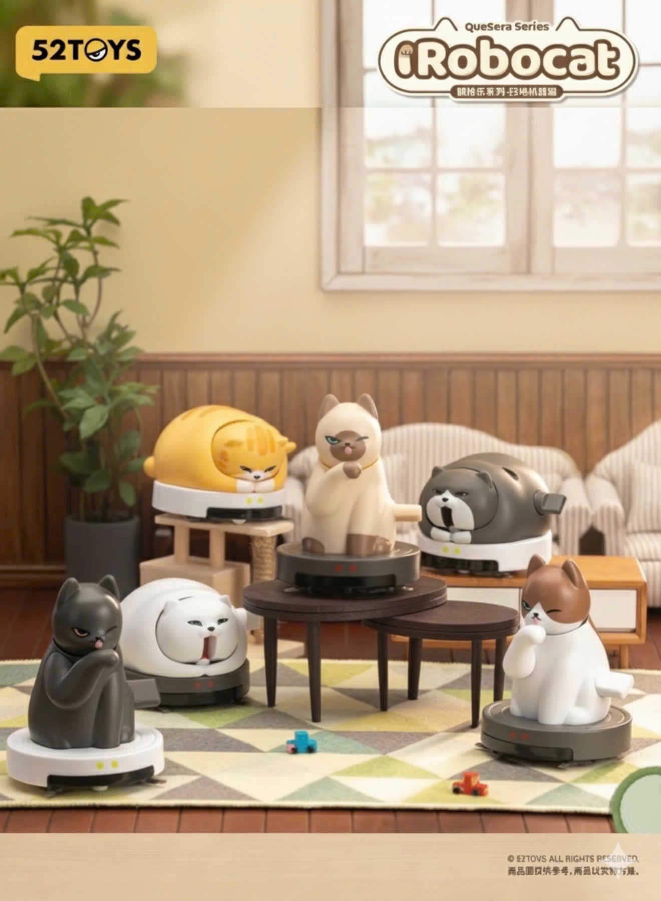 QueSera Series-iRobocat Series Blind Box - Mô Hình Art Toy 52Toys Chính Hãng