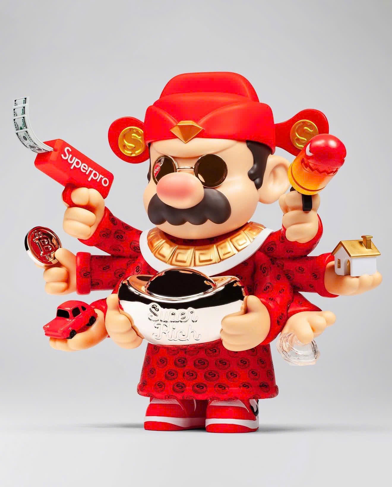 SUP PRO ESNTL // ENDLESS GOW Mô Hình Art Toy Giới Hạn Fools Paradise - Hình ảnh chi tiết 2