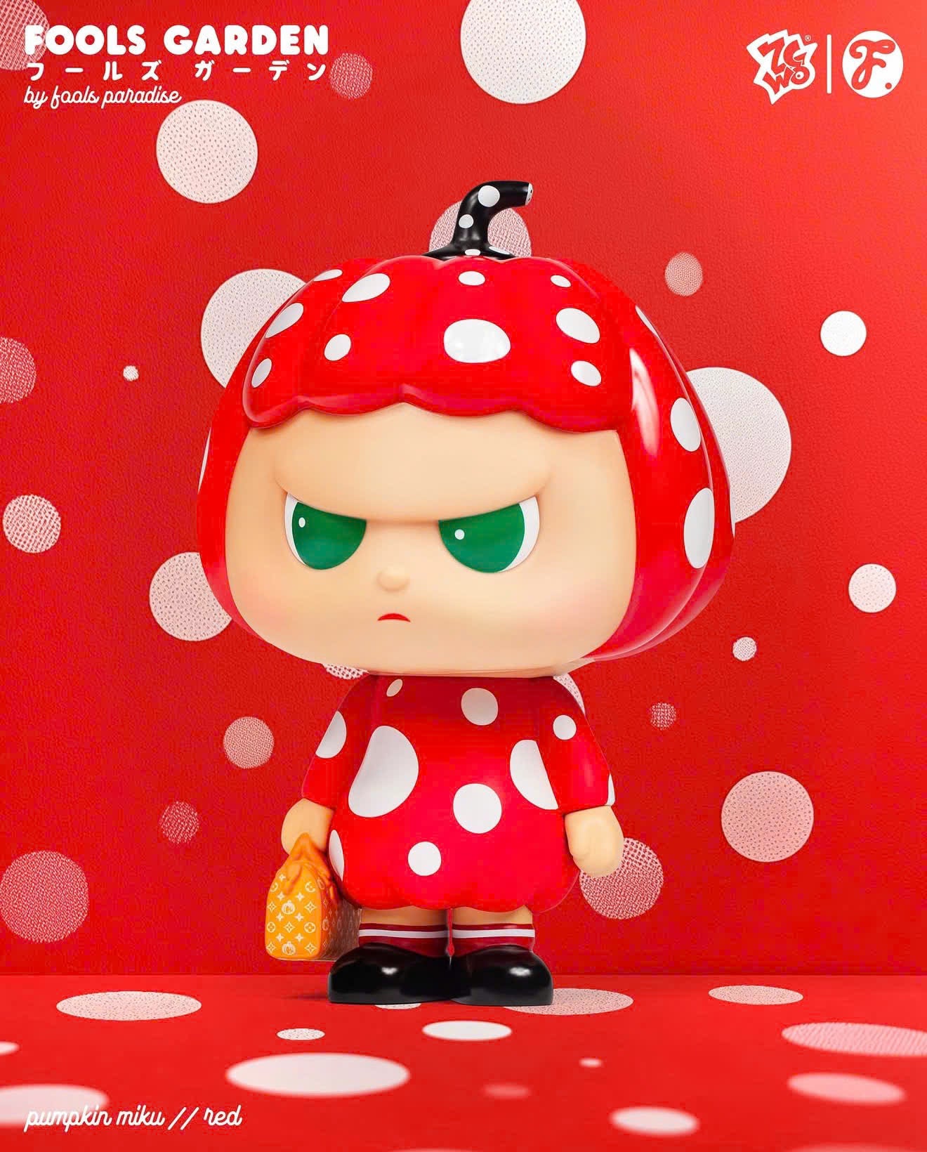 Pumpkin Miku // Red - Mô Hình Art Toy Cao Cấp - Fools Paradise x ZCWO