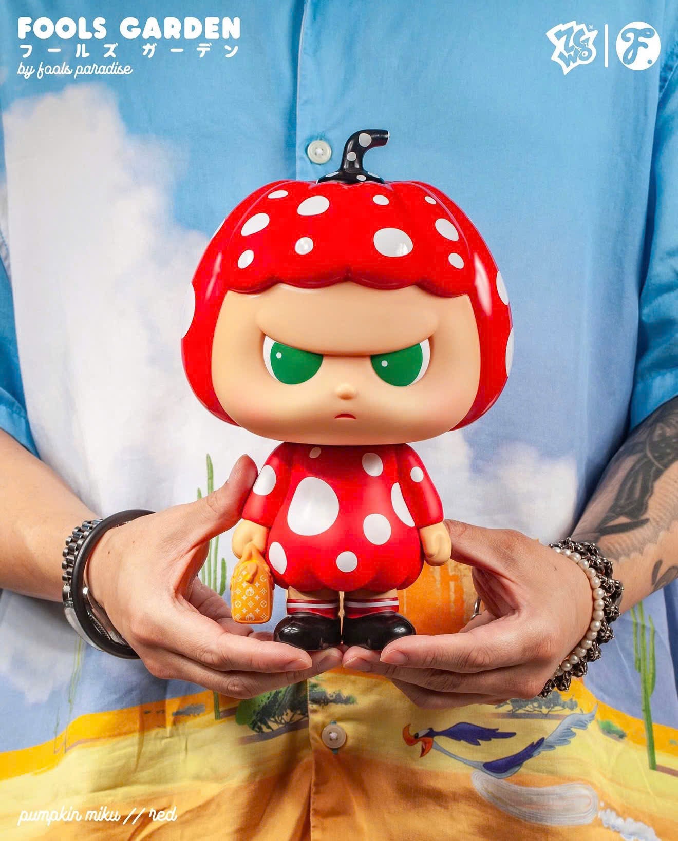 Pumpkin Miku // Red - Mô Hình Art Toy Cao Cấp - Fools Paradise x ZCWO