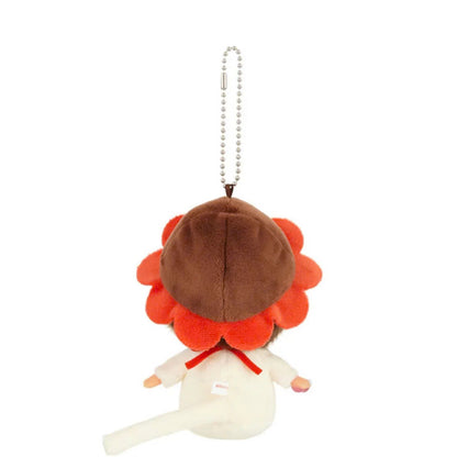 Monchichi Monmate (Orange)  Big Face SS Keychain Girl