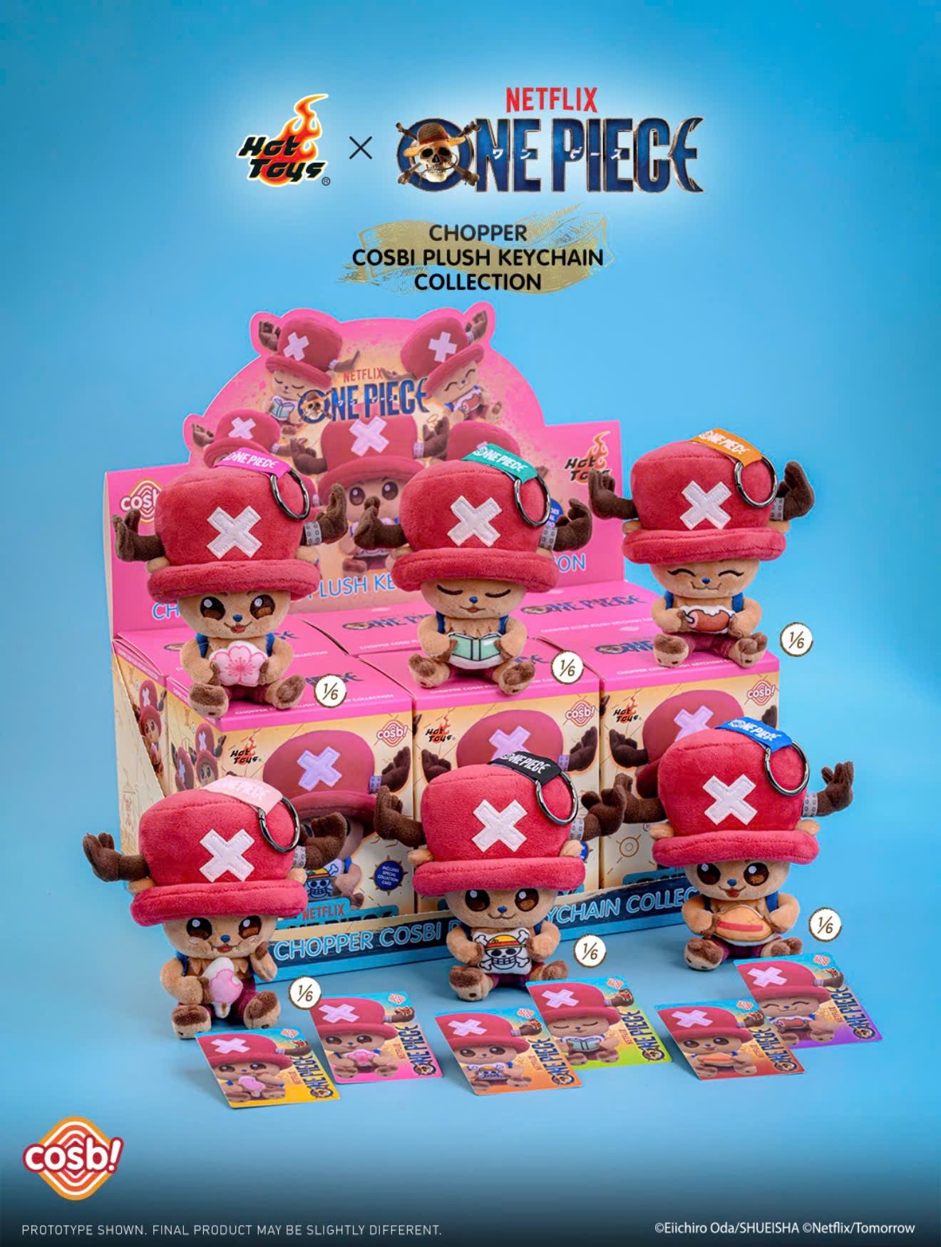 [Pre-order] One Piece Chopper Cosbi Plush Keychain Collection