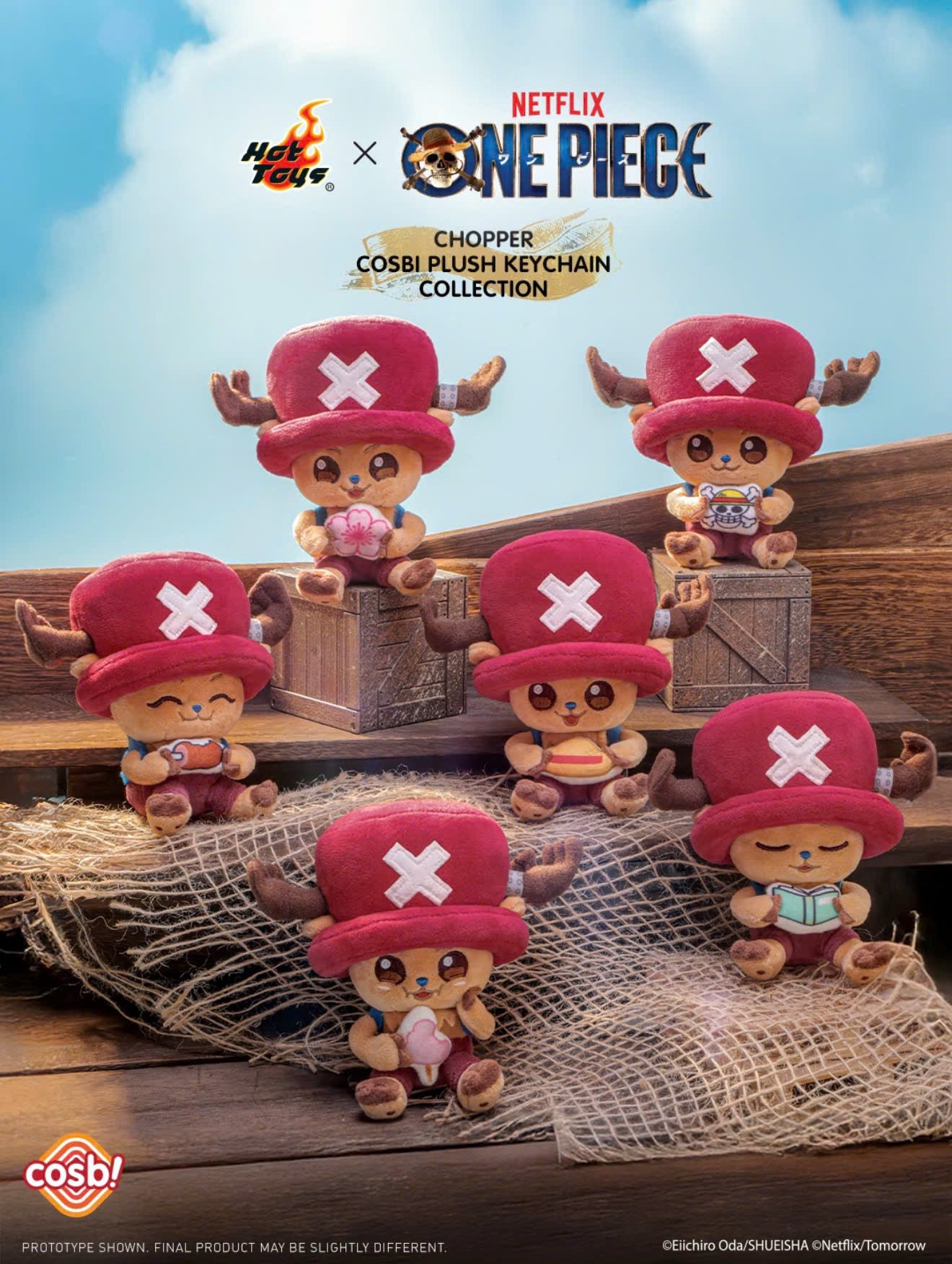 [Pre-order] One Piece Chopper Cosbi Plush Keychain Collection
