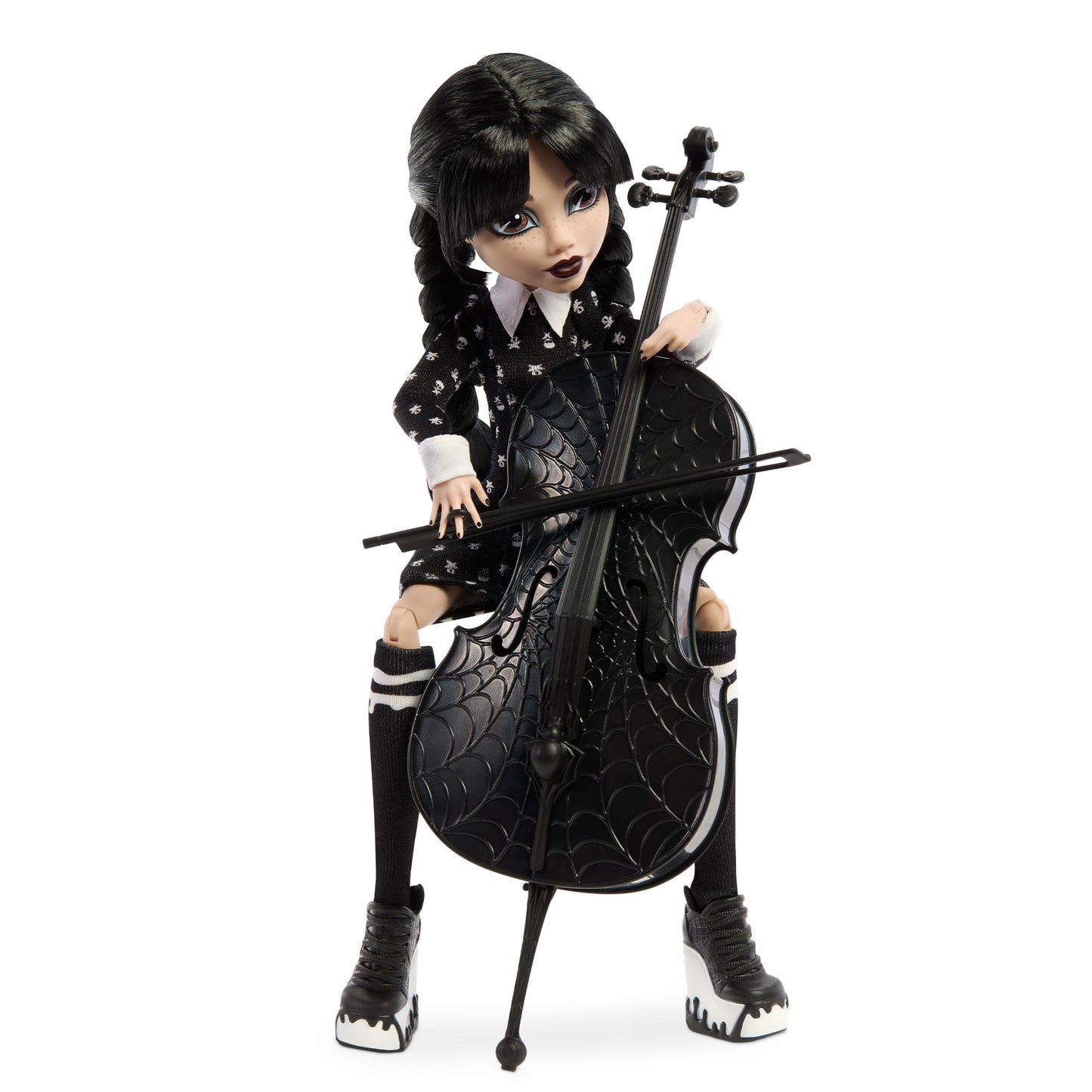 Mattel Creations Exclusive Paint It Black Fashion Pack - Bộ Phụ Kiện Thời Trang Búp Bê Monster High x Wednesday - Hình ảnh bổ sung 4