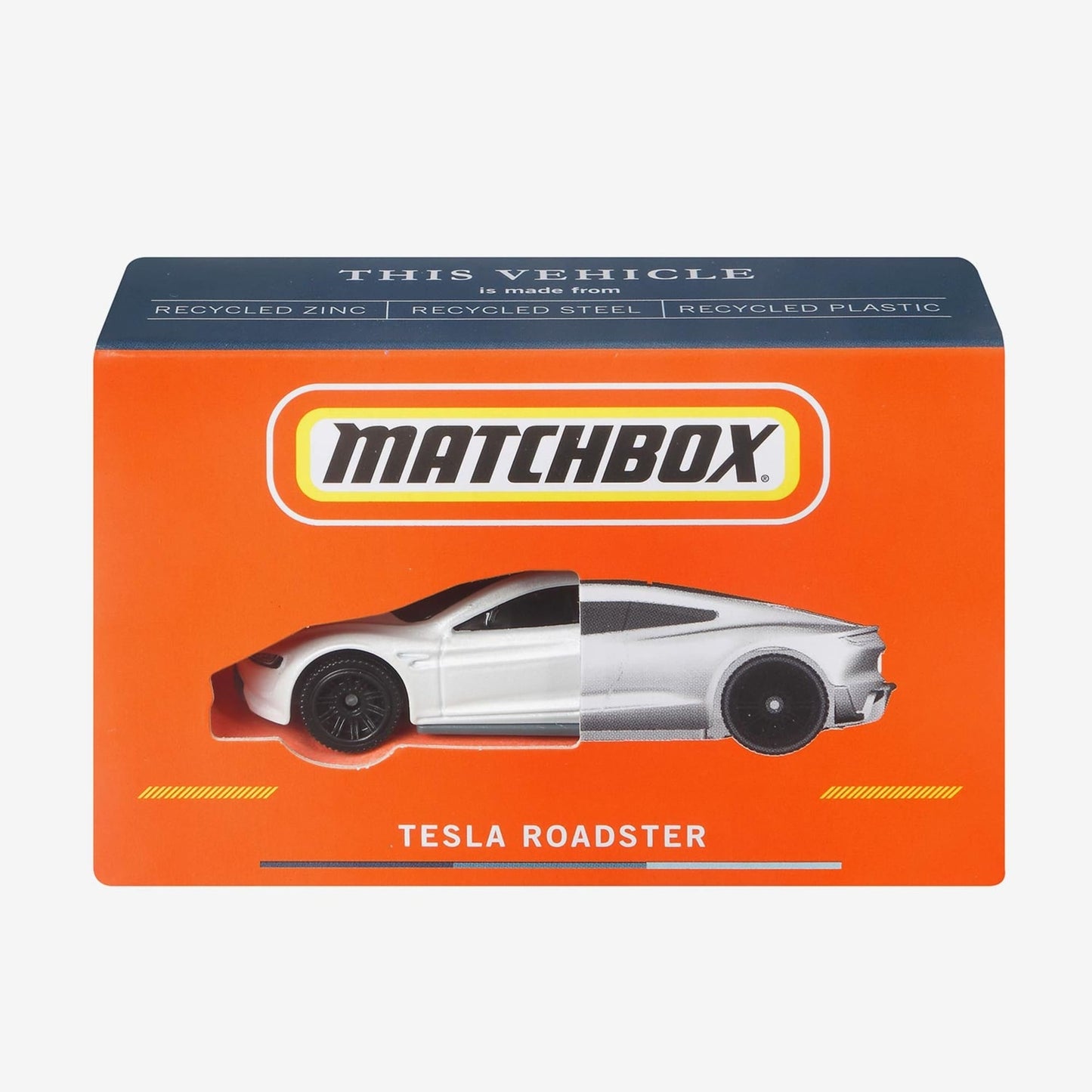 Matchbox Tesla Roadster Mô Hình Xe Điện Tái Chế 1:64 Matchbox