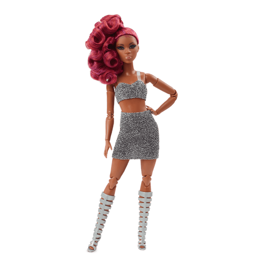 Barbie Looks Doll (Petite, Curly Red Hair) - Búp Bê Thời Trang Barbie Signature HCB77 - Hình ảnh sản phẩm