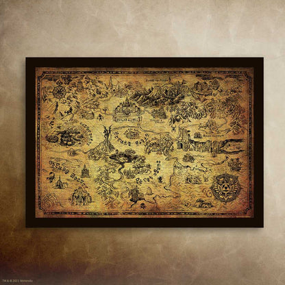 The Legend of Zelda™ "Hyrule Map" 1000 Piece Puzzle - Đồ chơi xếp hình 1000 mảnh - The Op Games