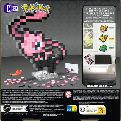 MEGA Pokémon Mew Building Set - Bộ Đồ Chơi Lắp Ráp Mô Hình Pixel Art - MEGA HWR80
