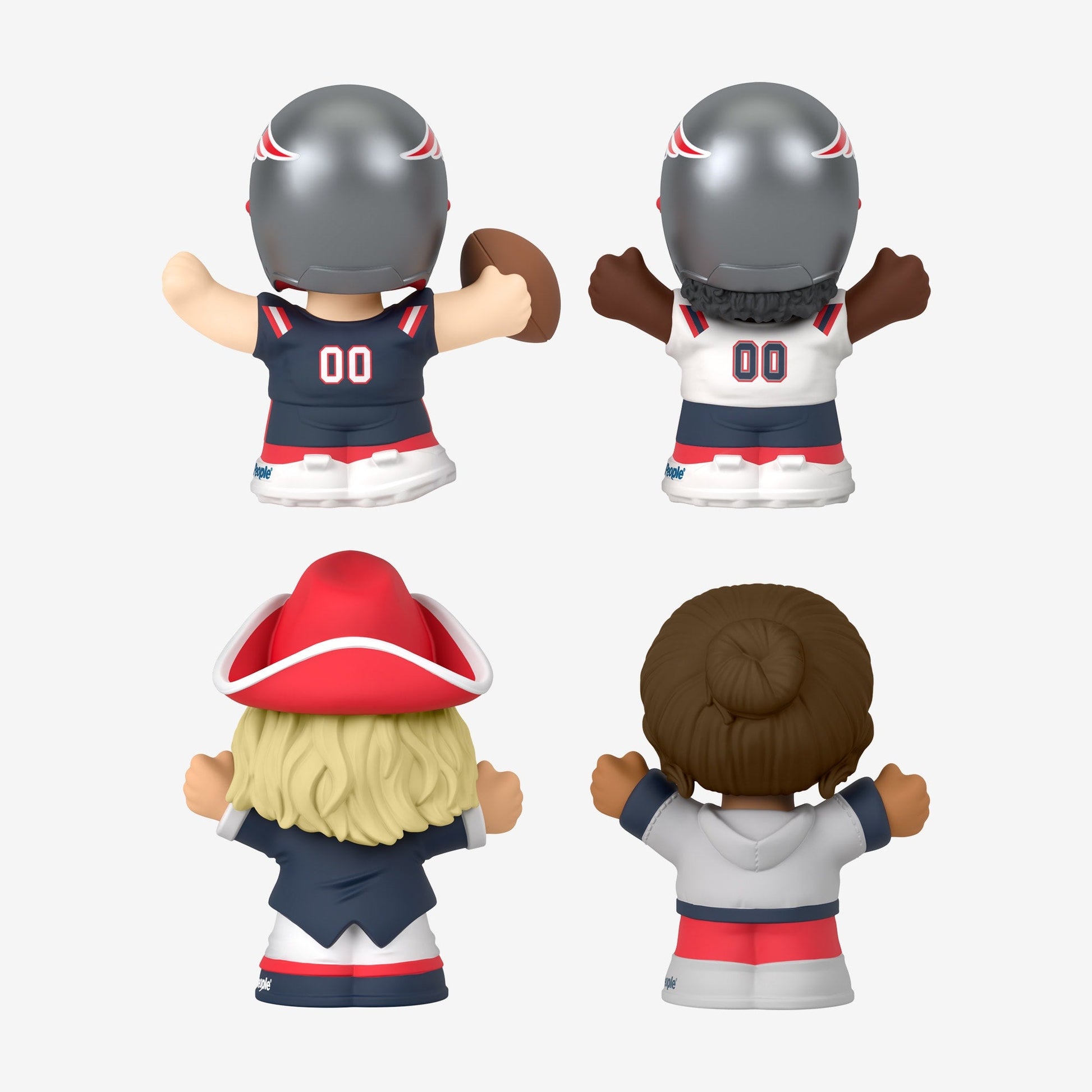 Little People Collector x NFL New England Patriots Set - Bộ Mô Hình Đồ Chơi Sưu Tầm NFL Mattel HND12 Mattel - ảnh 4 - Collect
