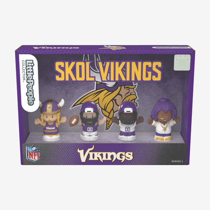 Little People Collector x NFL Minnesota Vikings Set - Bộ Mô Hình Nhân Vật Sưu Tập Đội Bóng Vikings - Mattel