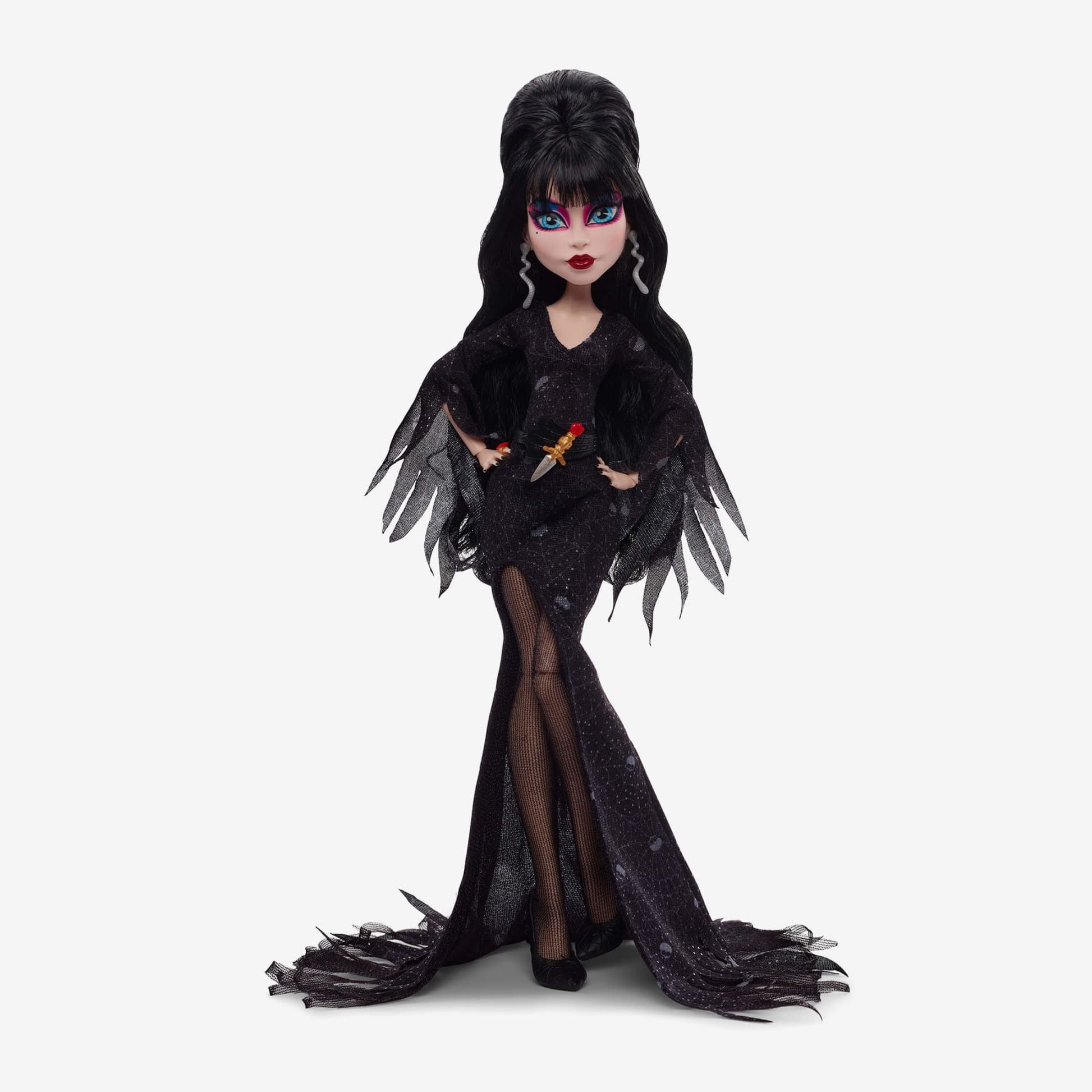 Monster High Skullector Elvira Doll - Búp Bê Sưu Tầm Cao Cấp - Mattel HLP89 - Hình ảnh sản phẩm