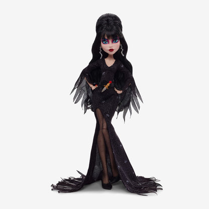 Monster High Skullector Elvira Doll - Búp Bê Sưu Tầm Cao Cấp - Mattel HLP89 - Hình ảnh sản phẩm