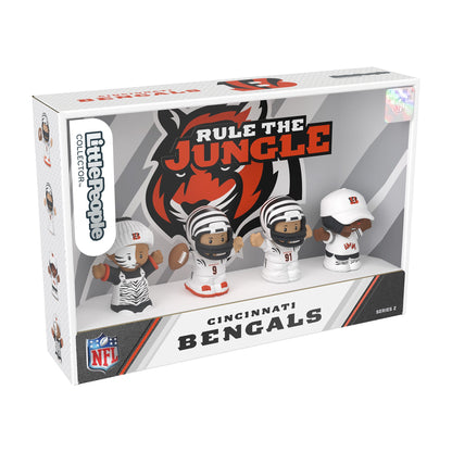 Little People Collector Cincinnati Bengals Alternate Jersey Figure Set - Bộ Mô Hình Cầu Thủ NFL Sưu Tầm Mattel Mattel - ảnh 1