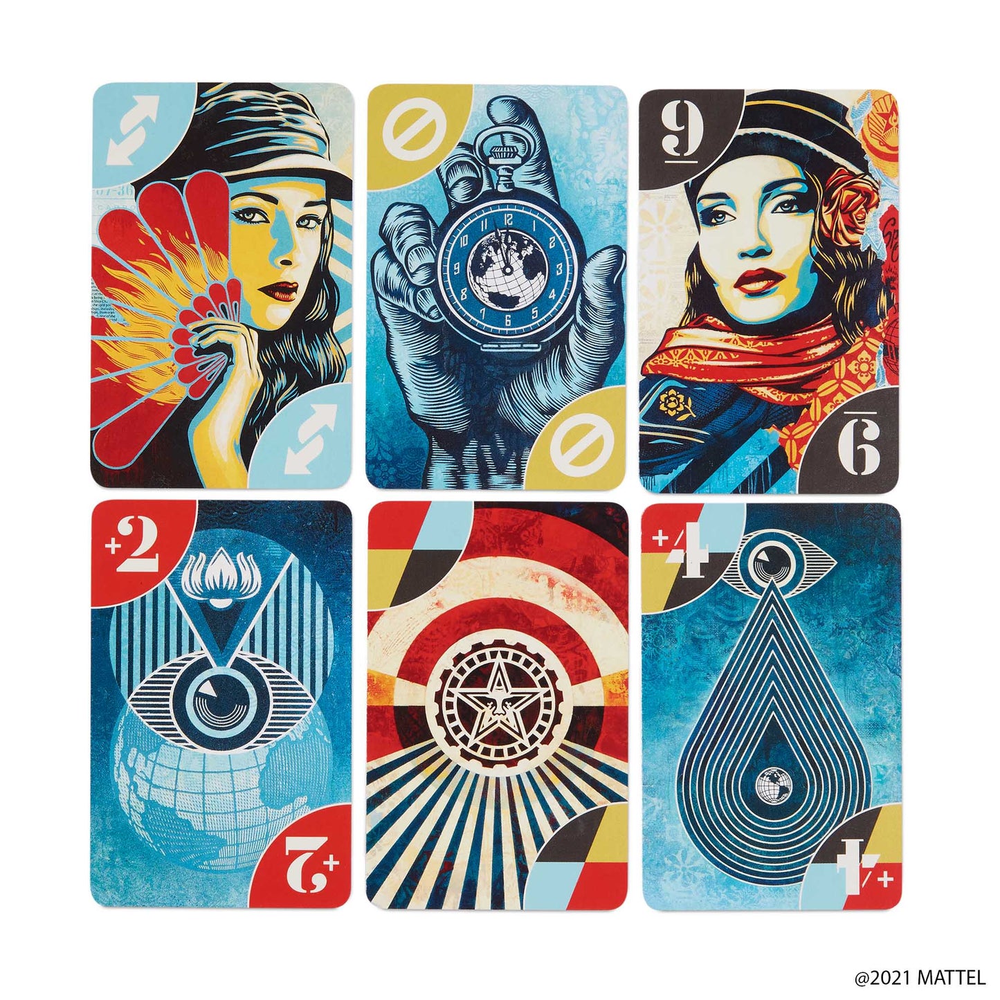 UNO Artiste Shepard Fairey - Bộ Bài Nghệ Thuật Phiên Bản Giới Hạn - Mattel Creations HGC02 - Hình ảnh chi tiết 2