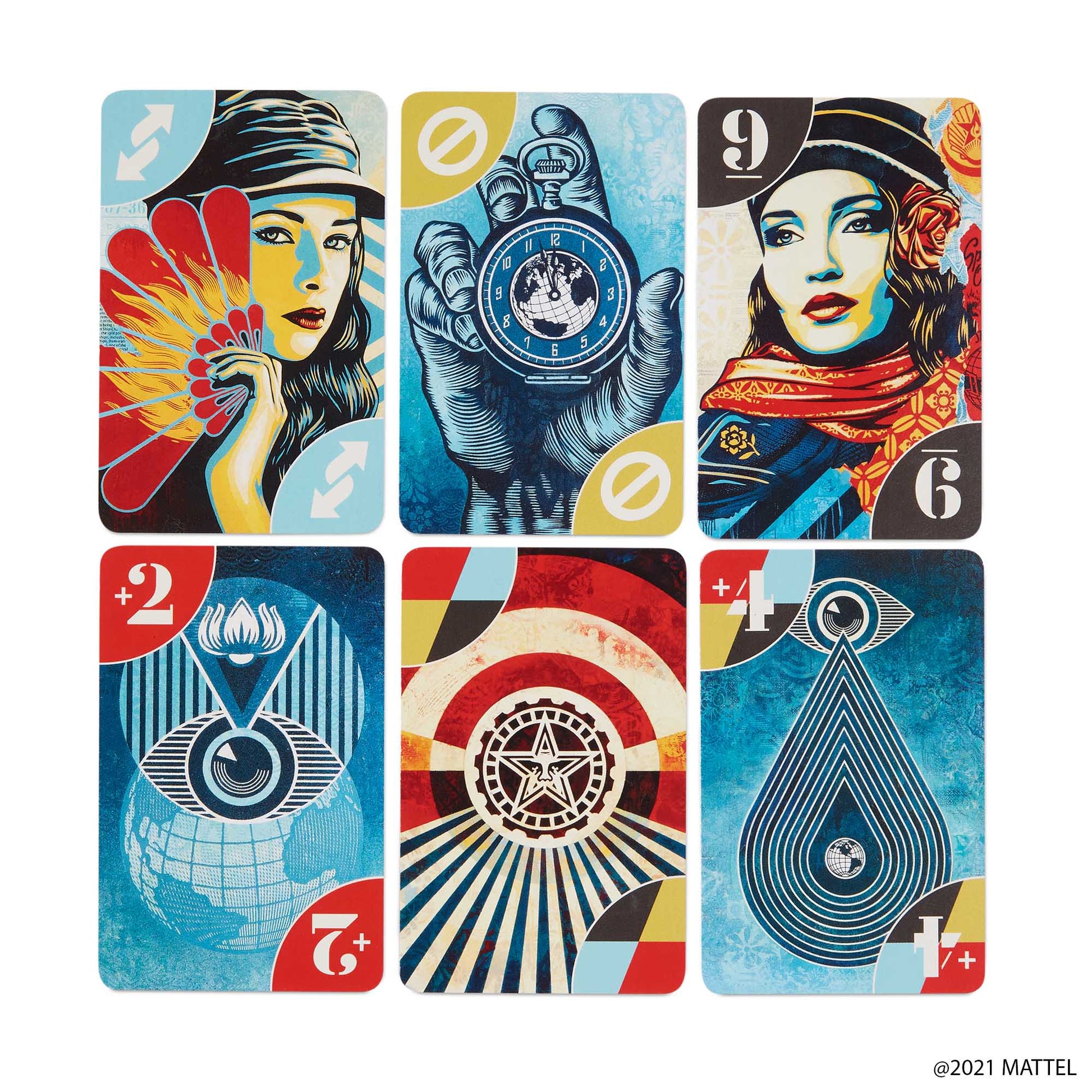 UNO Artiste Shepard Fairey - Bộ Bài Nghệ Thuật Phiên Bản Giới Hạn - Mattel Creations HGC02 - Hình ảnh chi tiết 2