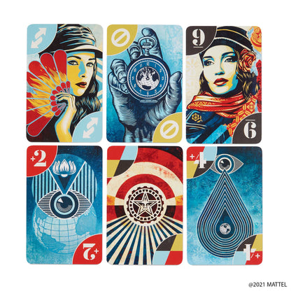 UNO Artiste Shepard Fairey - Bộ Bài Nghệ Thuật Phiên Bản Giới Hạn - Mattel Creations HGC02 - Hình ảnh chi tiết 2