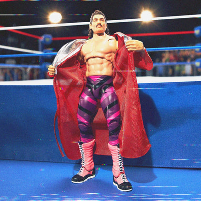 WWE Action Figure Ultimate Edition Coliseum Collection Jake “The Snake” Roberts & “Ravishing” Rick Rude 2-Pack - Bộ 2 Mô Hình Đồ Chơi Sưu Tầm Cao Cấp Mattel - Hình ảnh bổ sung 5