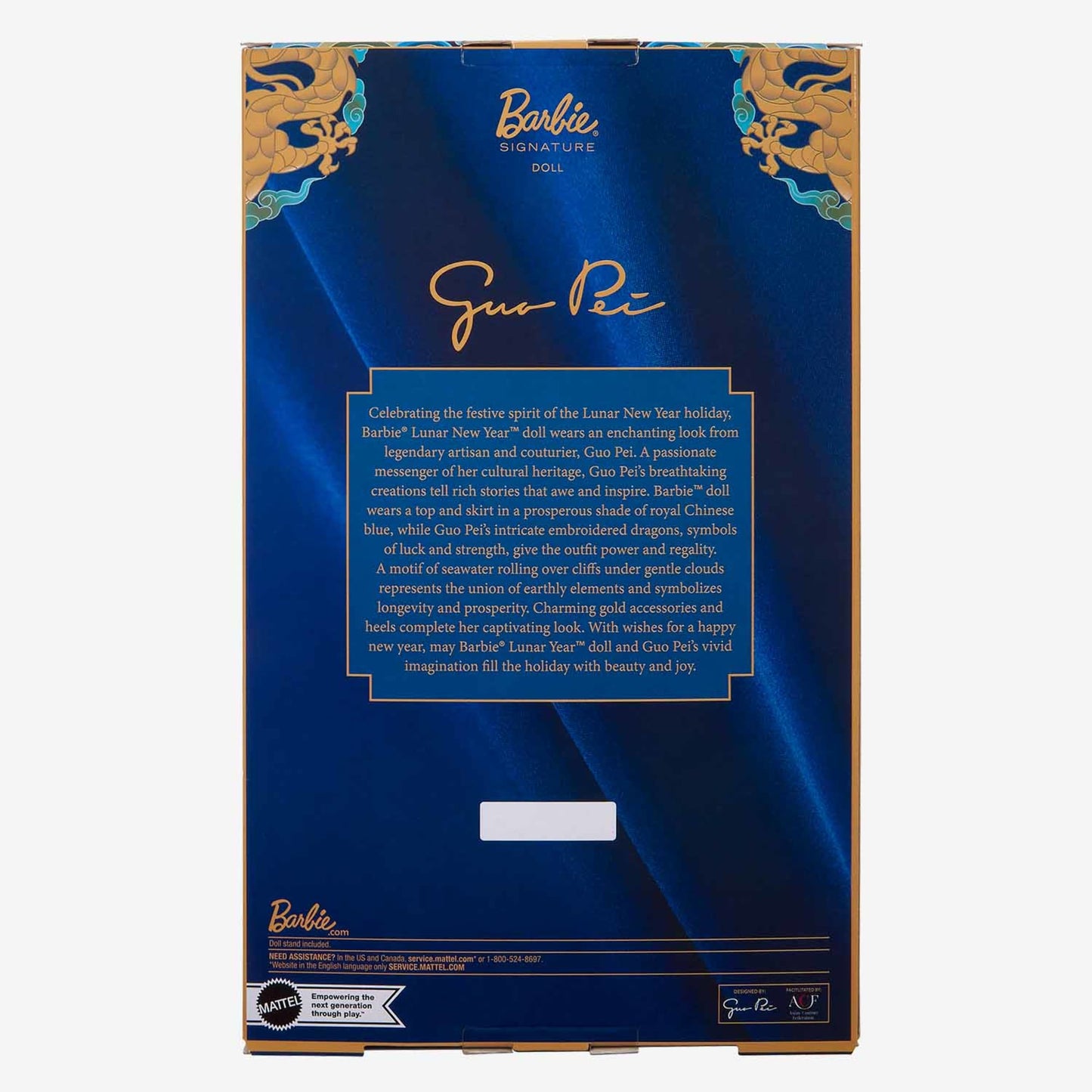 2023 Barbie Lunar New Year Doll Designed by Guo Pei - Búp bê sưu tầm cao cấp - Mattel Barbie Signature - Góc nhìn khác 3