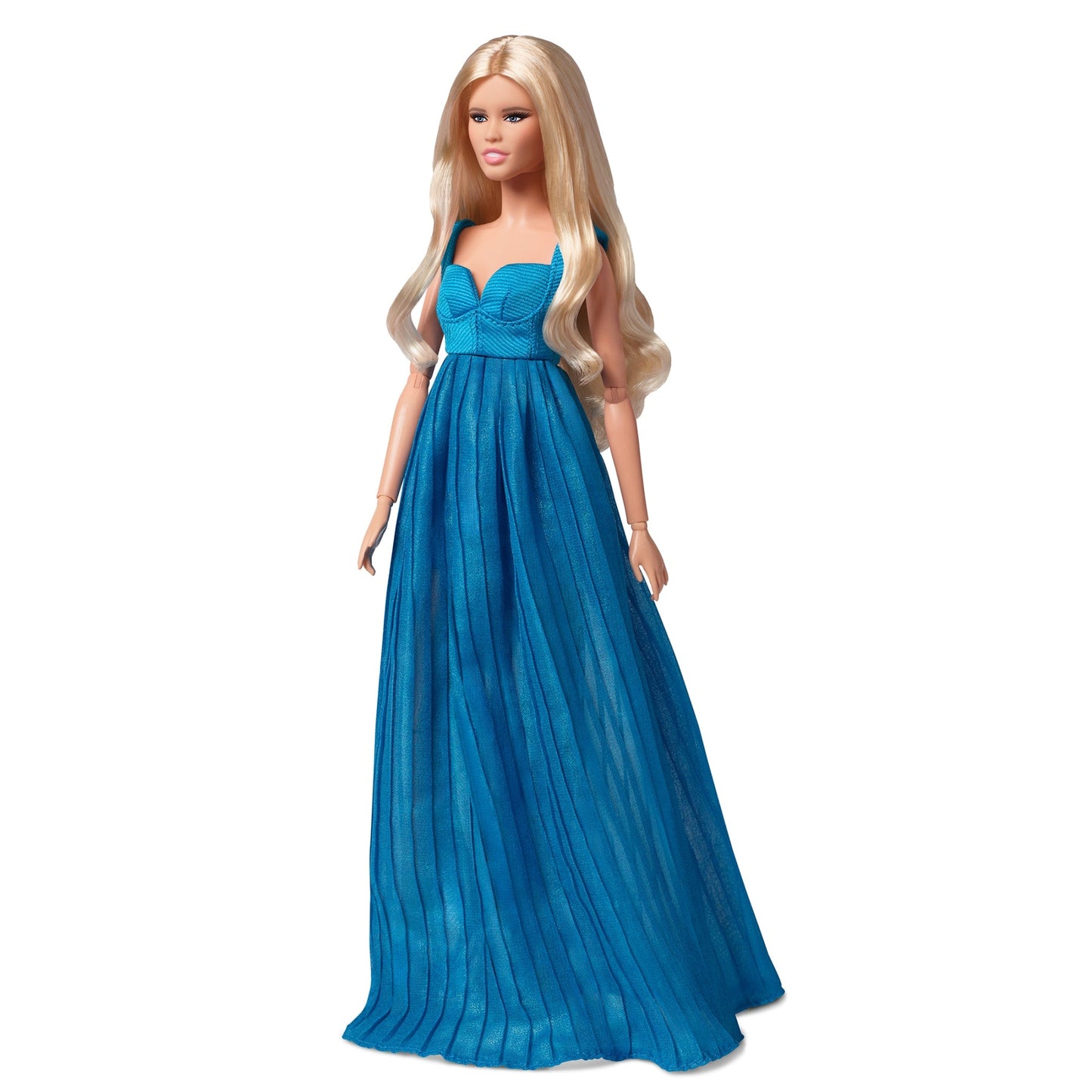 Claudia Schiffer Supermodel Barbie Doll in Versace Gown - Búp bê Siêu mẫu Sưu tầm Barbie Signature