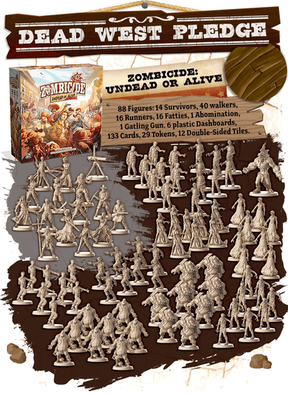 Zombicide: Undead Or Alive Steampunk Pledge (Kickstarter Special)