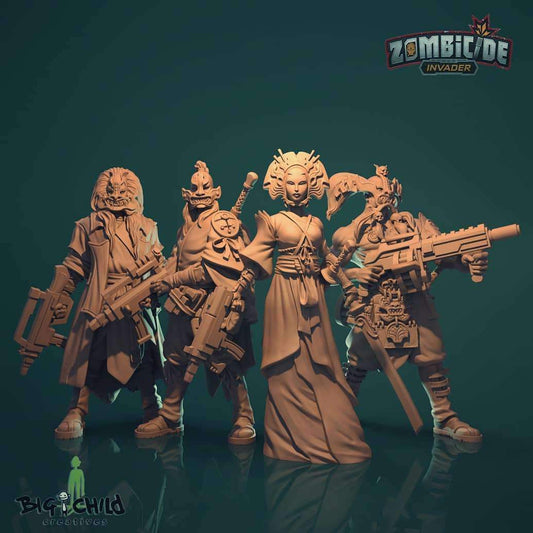 Zombicide: Invader Kabuki Gang Survivor Pack (Kickstarter Special)